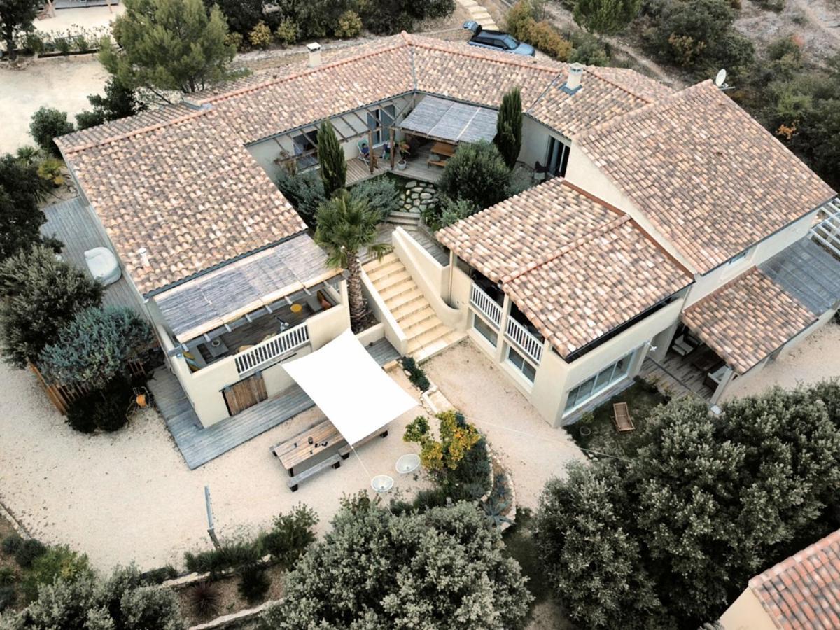 La Villa Les Petits Gardons Castillon-du-Gard Eksteriør billede